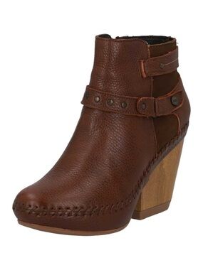 Gorgeous! Lobo Solo Women's Brown Leather Ankle Boots Size 25 Mex. (8 US)